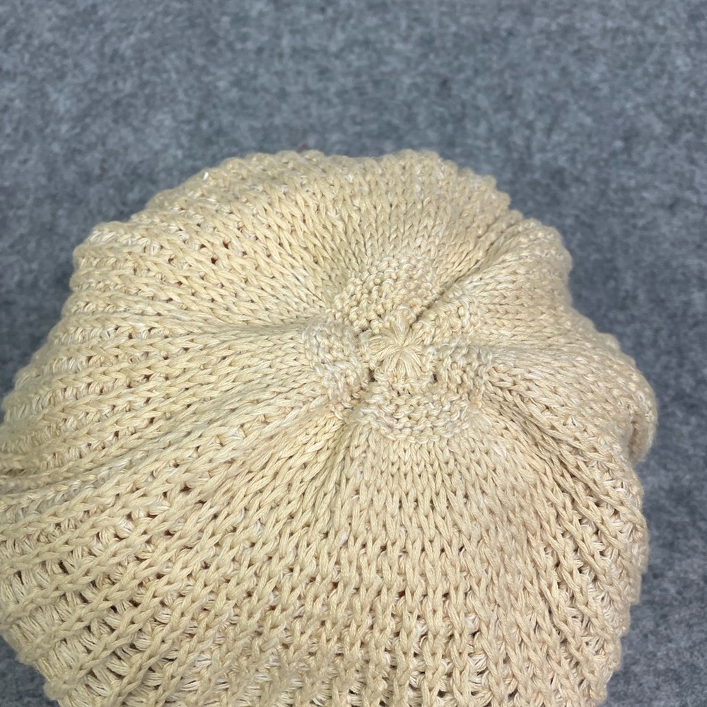Peter Grimm Oriole Hat specialty hand knit Elasta Fit One Size Fits Most Cotton - Picture 3 of 11